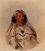 Sha-KO-KA, Mandan Girl George Catlin